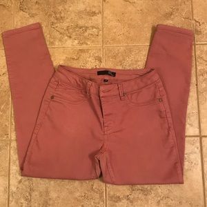 1822 Denim Dusky Pink Skinny Jeans